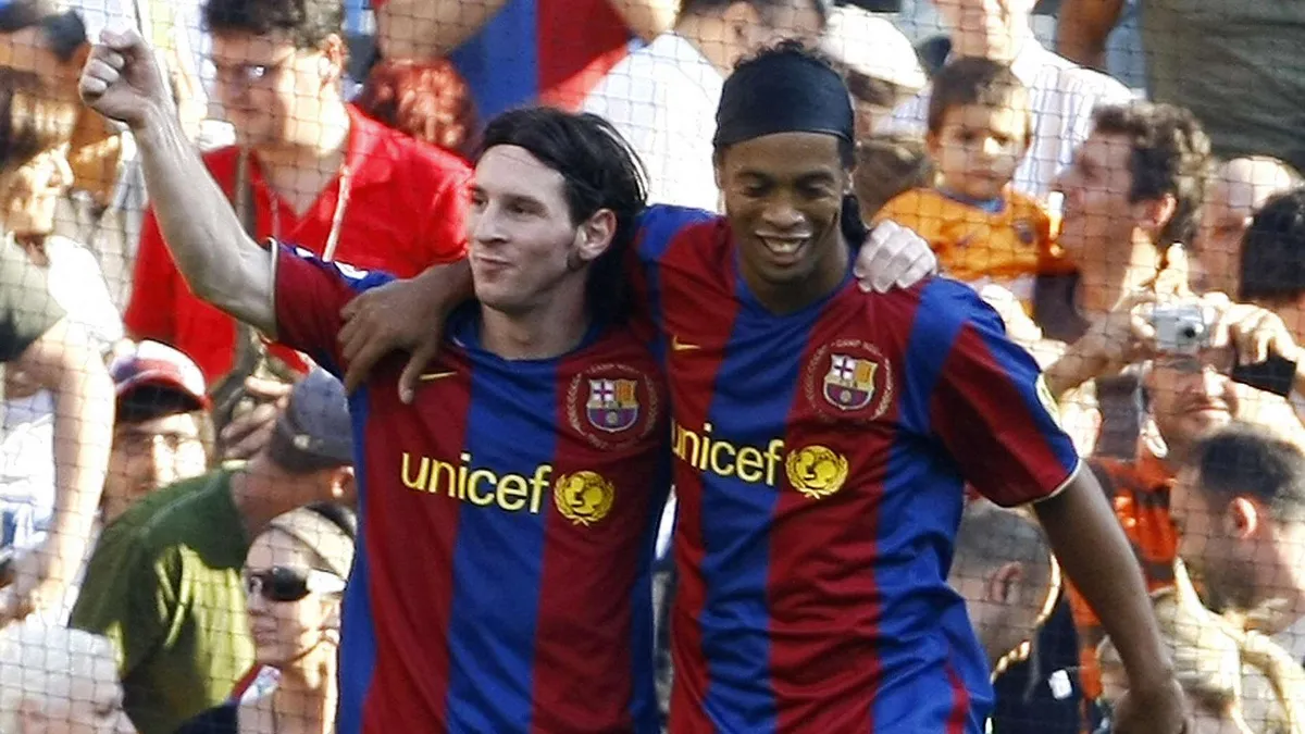 Kawa dla mistrza. Jak Ronaldinho uczył młodego Messiego pokory