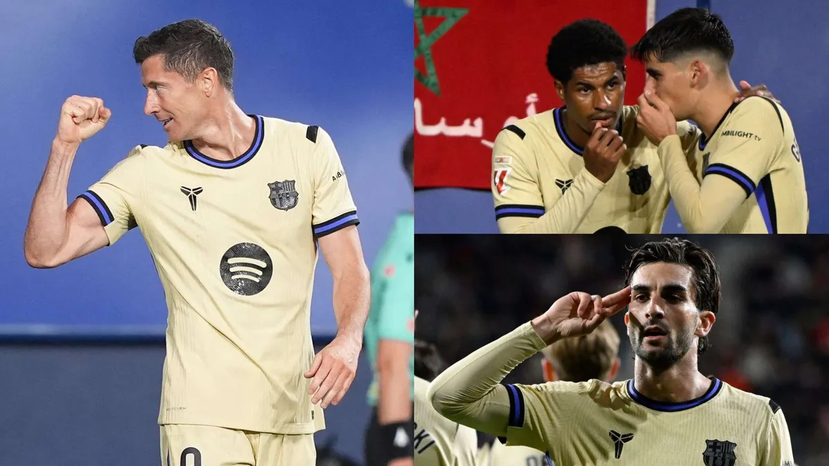 Rashford czaruje asystą! Lewy i Fermín sprowadzają Barçę na metr od tytułu