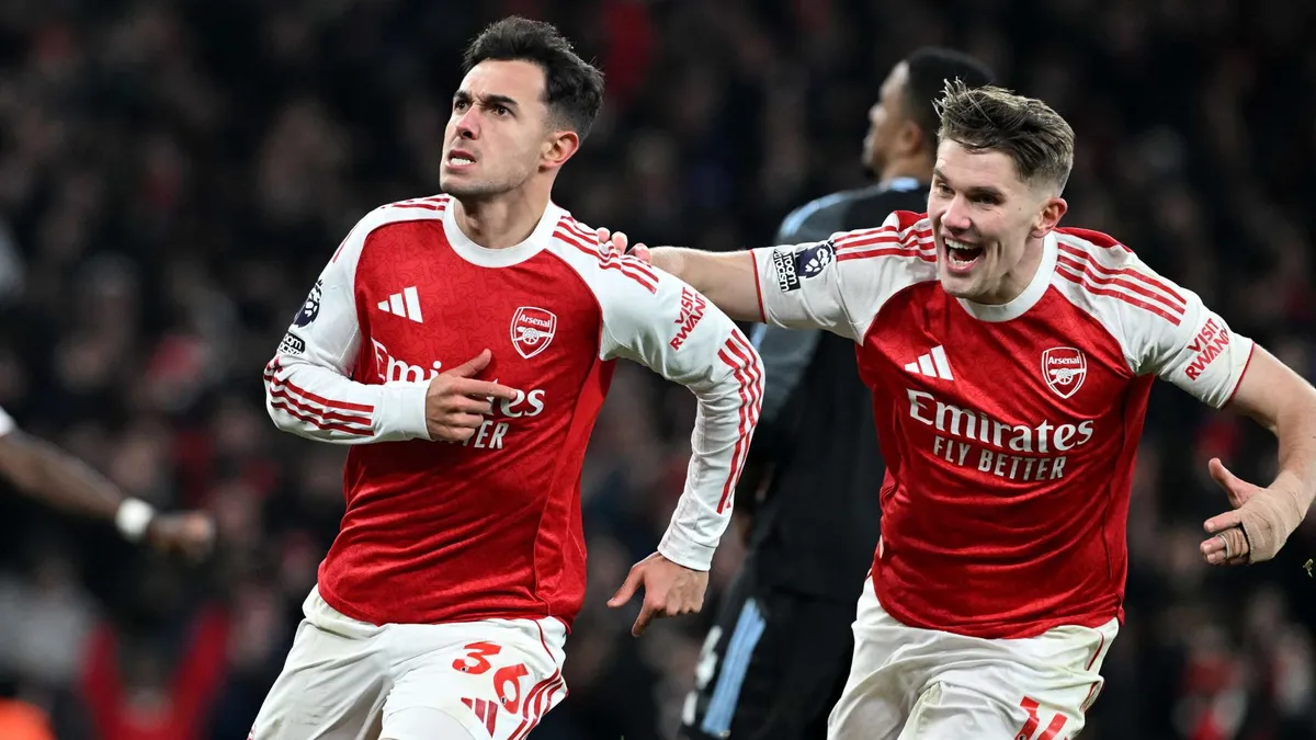 Arsenal rozgromił Aston Villę 4-1! Kanonierzy z miażdżącą przewagą przed 2026 rokiem