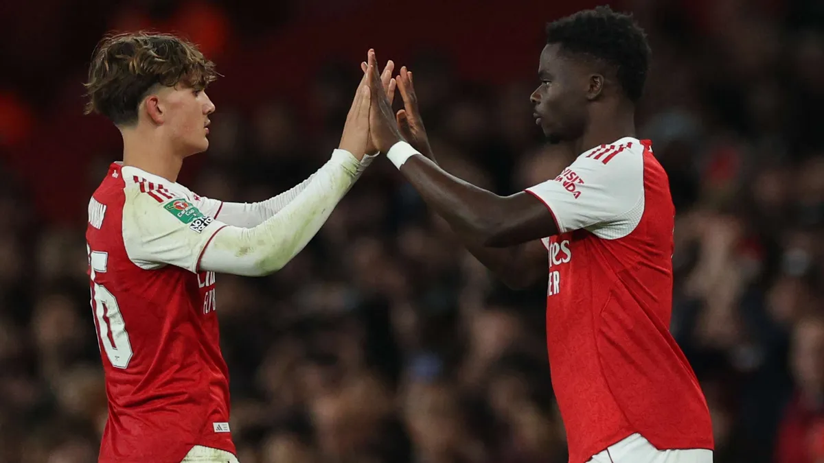 Saka koruje Dowmana: To największy talent Hale End w historii Arsenalu!