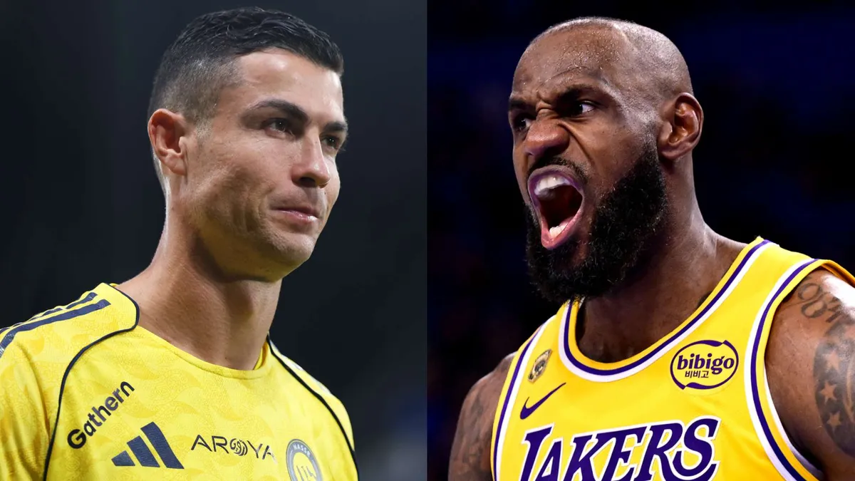 Ronaldo bliżej marzenia niż LeBron! Saha: 'W piłce łatwiej grać z synem'