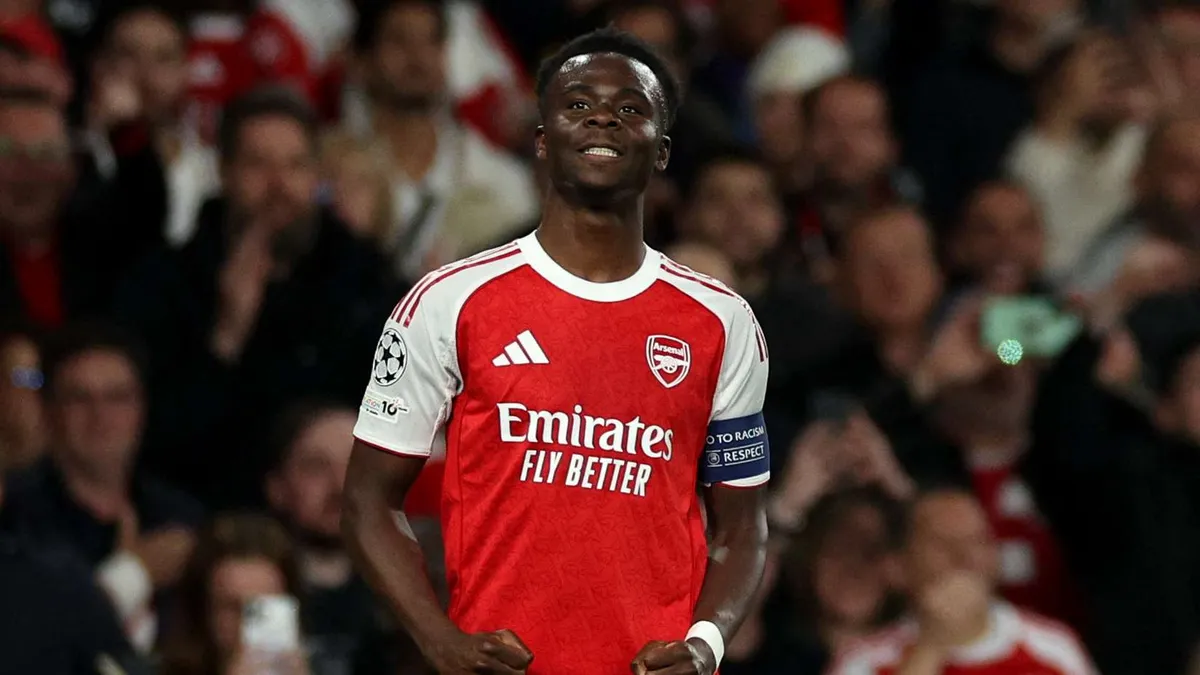 Bukayo Saka w elitarnym gronie legend. Zabrakło niewiele do rekordu Rooneya