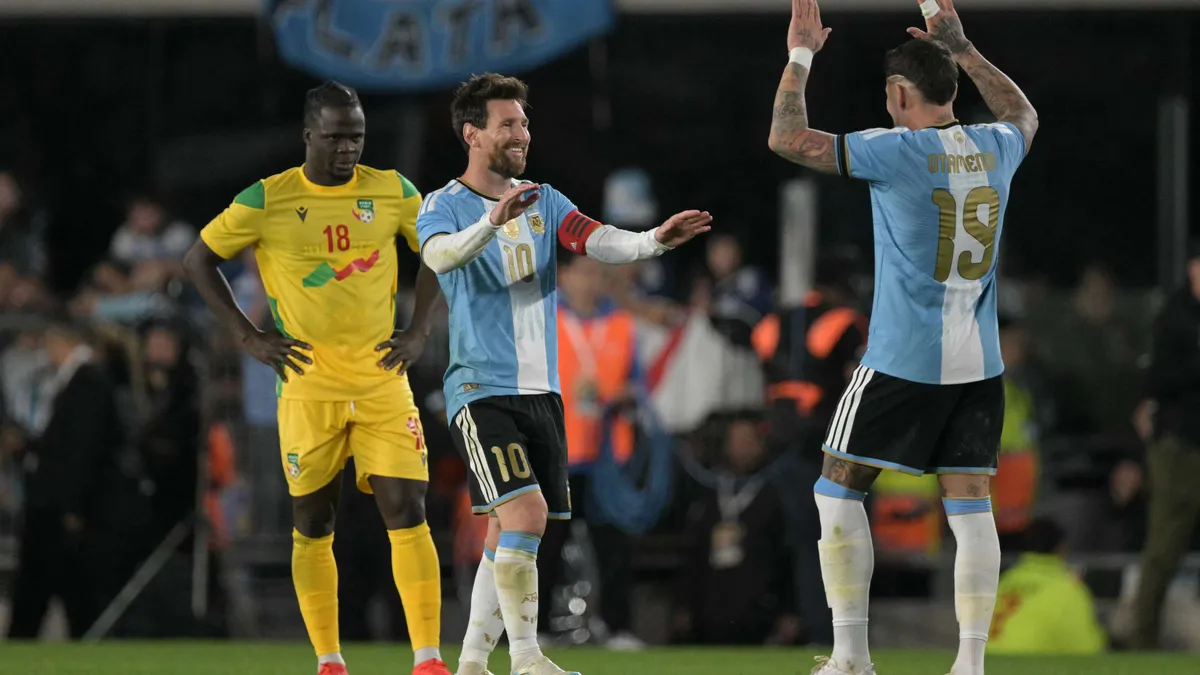 Asysta Messiego na pożegnanie. Otamendi zapamięta ten moment na zawsze